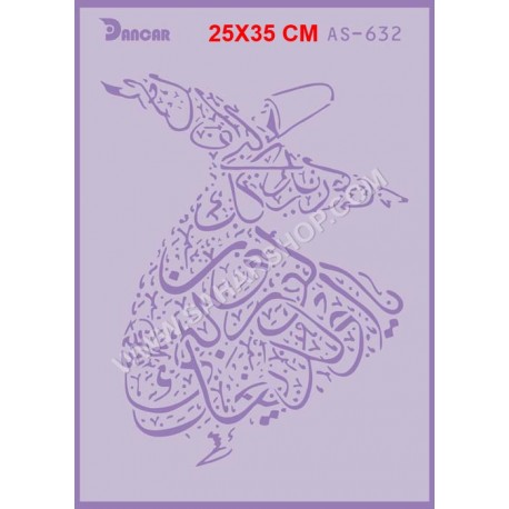 شابلون استنسیل AS-632