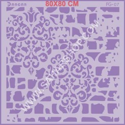 شابلون استنسیل FG-007