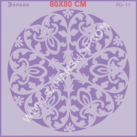 شابلون استنسیل FG-011