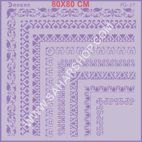 شابلون استنسیل FG-027