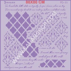 شابلون استنسیل FG-035