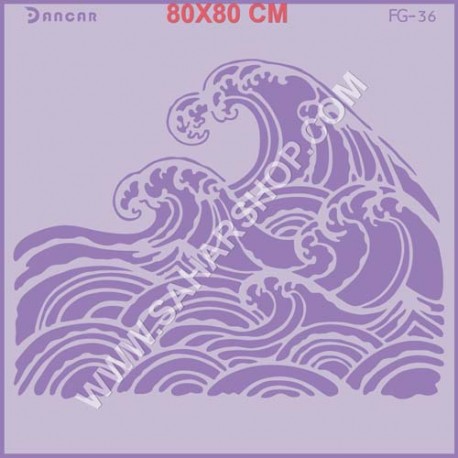 شابلون استنسیل FG-036