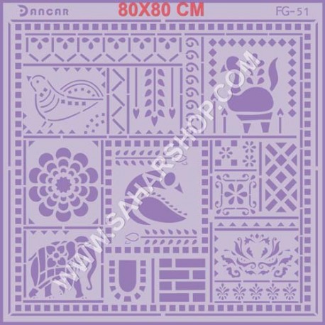 شابلون استنسیل FG-051