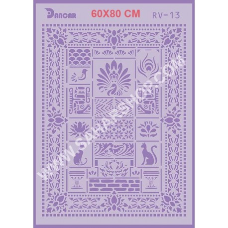 شابلون استنسیل RV-13 لیپان آرت شابلون استنسیل RV-13 لیپان آرت