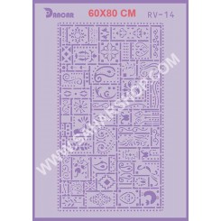 شابلون استنسیل RV-14 لیپان آرت