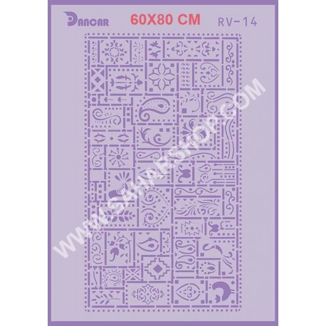 شابلون استنسیل RV-14 لیپان آرت شابلون استنسیل RV-14 لیپان آرت