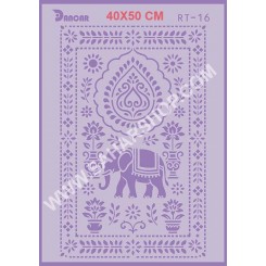 شابلون استنسیل RT-16 لیپان آرت