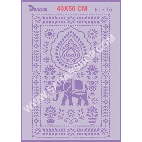 شابلون استنسیل RT-16 لیپان آرت