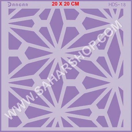 شابلون استنسیل HDS-018