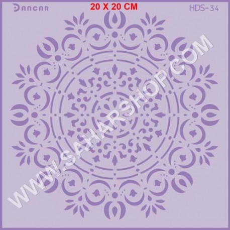 شابلون استنسیل HDS-034