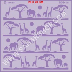 شابلون استنسیل HDS-040