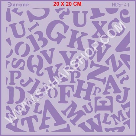 شابلون استنسیل HDS-041