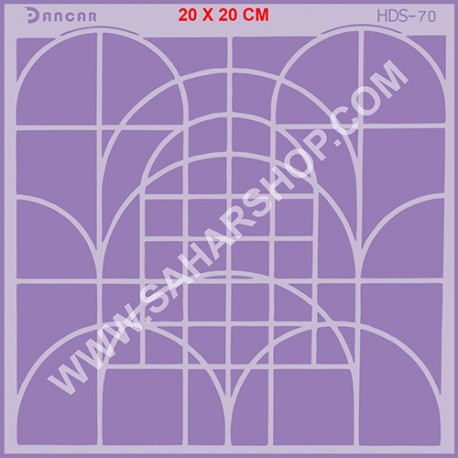 شابلون استنسیل HDS-070