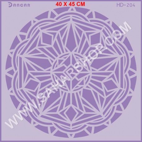 شابلون استنسیل HD-204