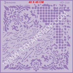 شابلون استنسیل HD-208