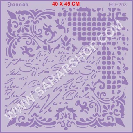 شابلون استنسیل HD-208