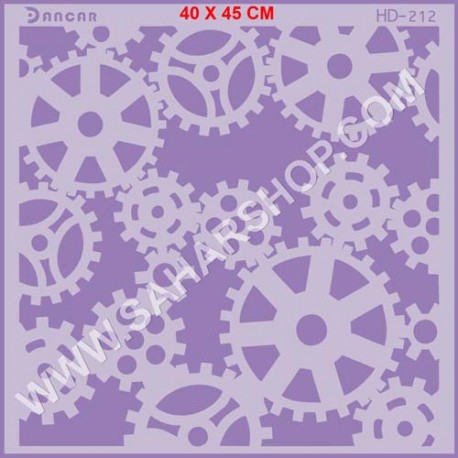 شابلون استنسیل HD-212