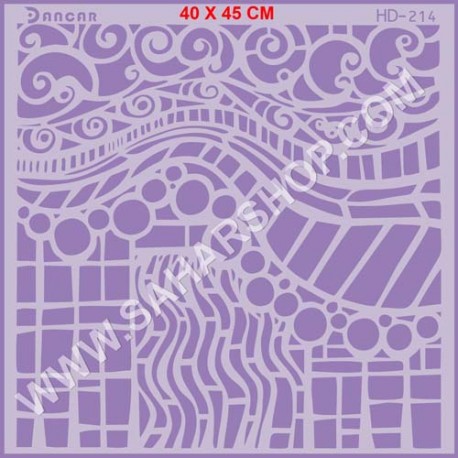 شابلون استنسیل HD-214