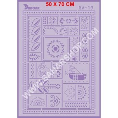 شابلون استنسیل RV-19 لیپان آرت