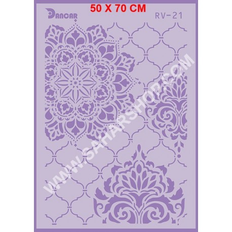 شابلون استنسیل RV-21 لیپان آرت