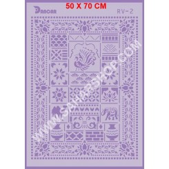 شابلون استنسیل RV-02 لیپان آرت