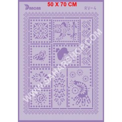 شابلون استنسیل RV-04 لیپان آرت