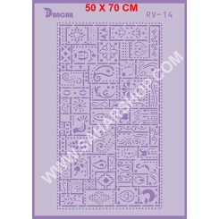 شابلون استنسیل RV-14 لیپان آرت