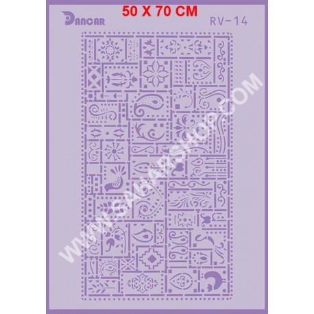 شابلون استنسیل RV-14 لیپان آرت