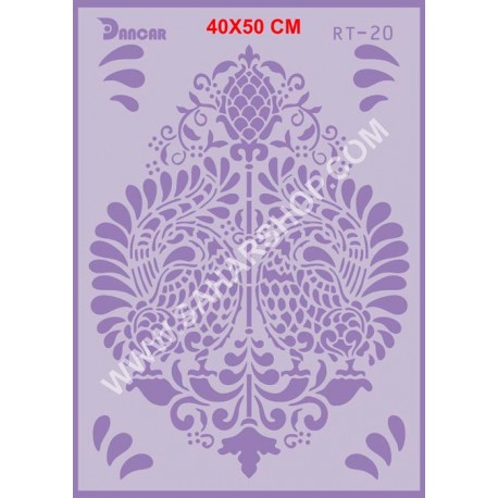 شابلون استنسیل RT-20 لیپان آرت