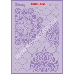 شابلون استنسیل RT-21 لیپان آرت